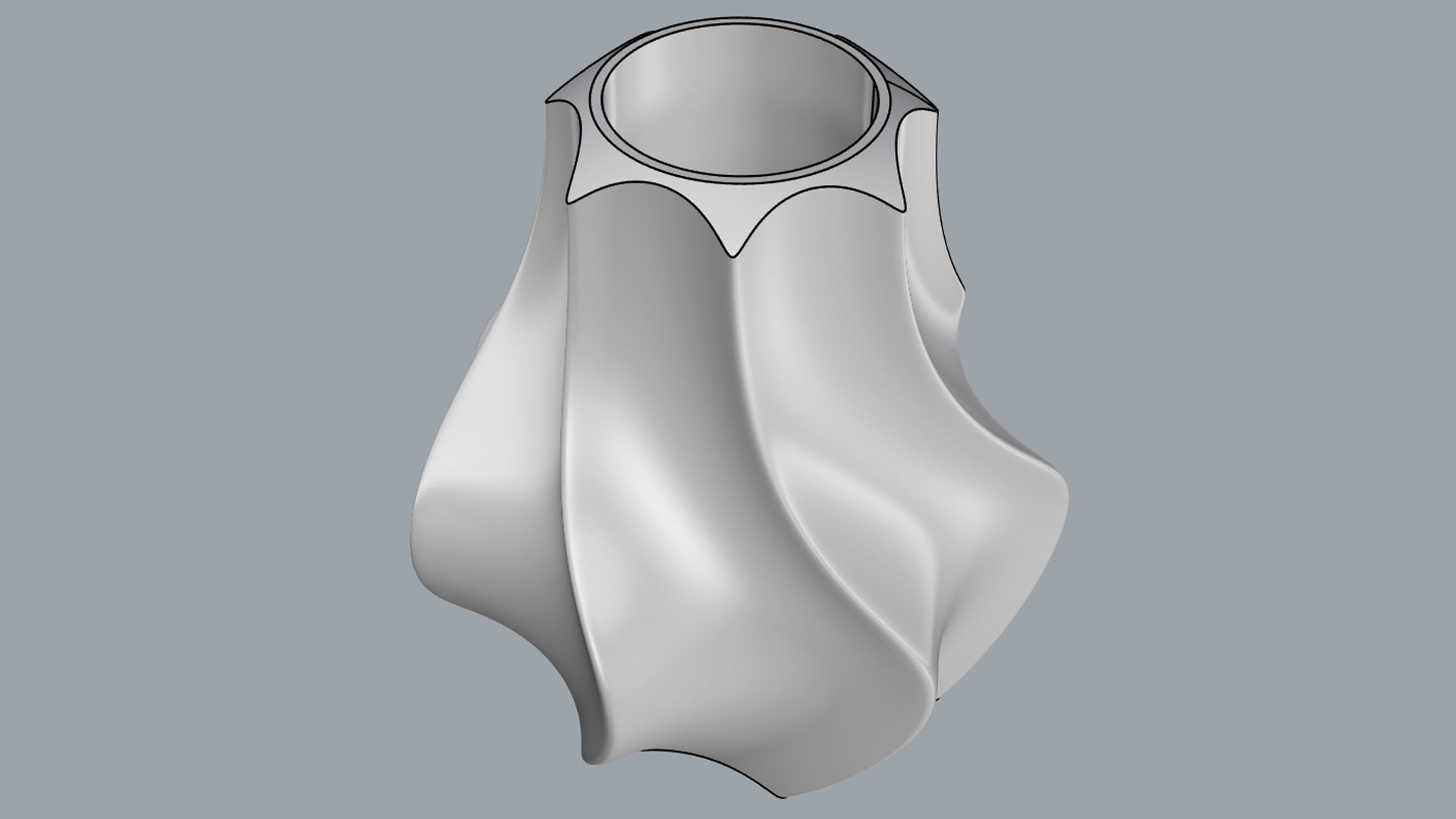 Vase 03 3D model_6