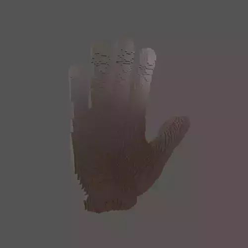 Voxel Style Hand v1 005