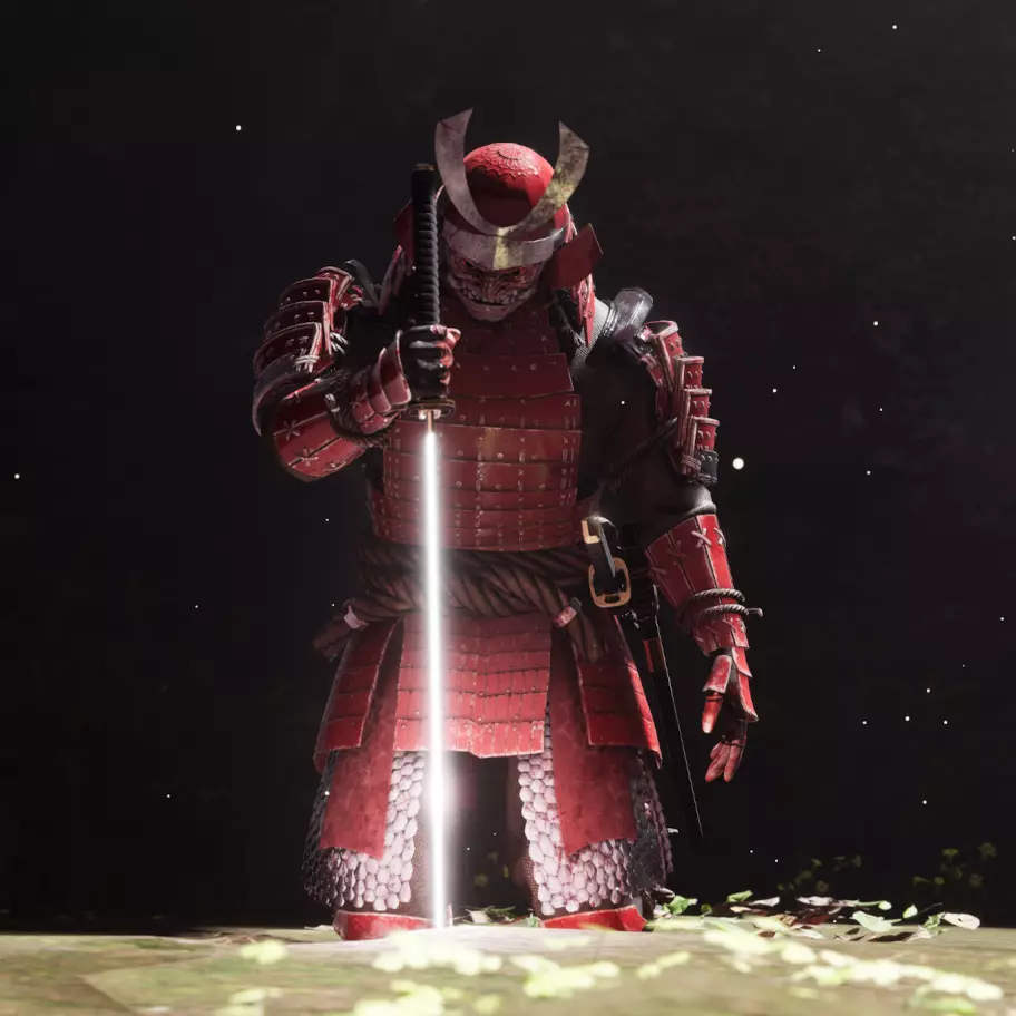 Samurai Armor 3D model_0