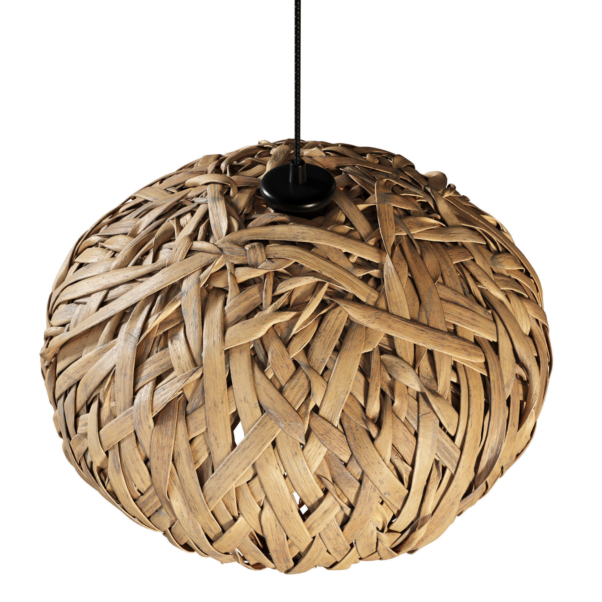 Malla Ceiling Lamp Low-poly 3D model_2