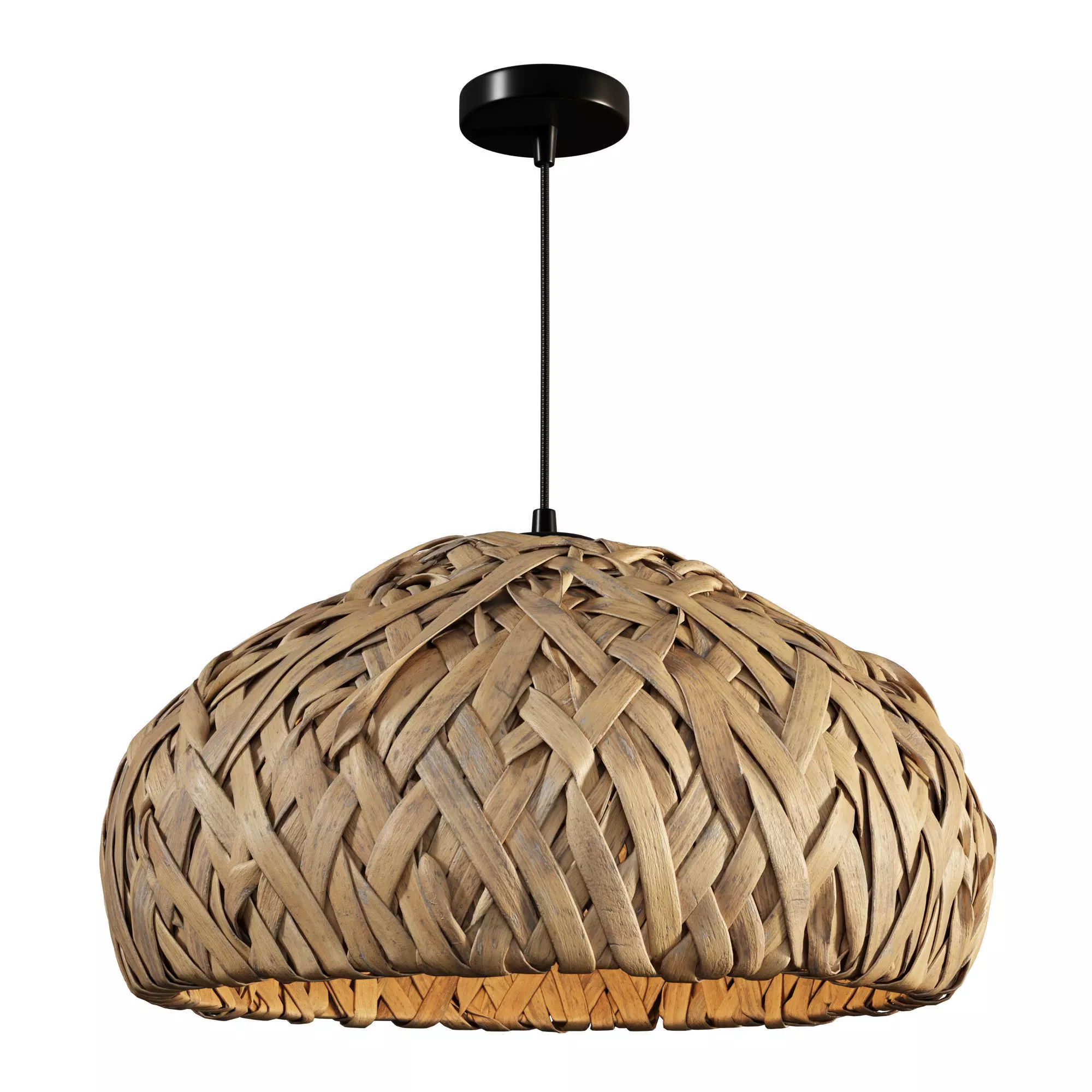 Malla Ceiling Lamp Low-poly 3D model_0