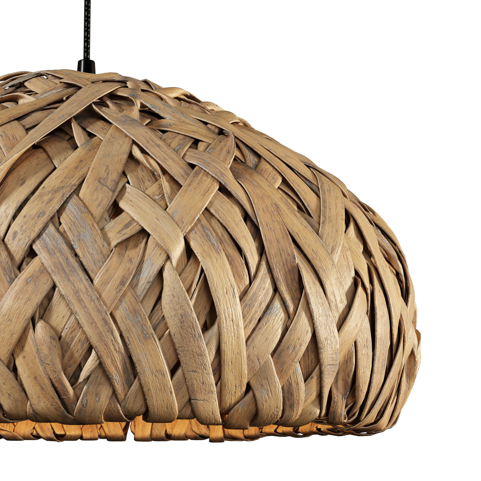 Malla Ceiling Lamp Low-poly 3D model_3