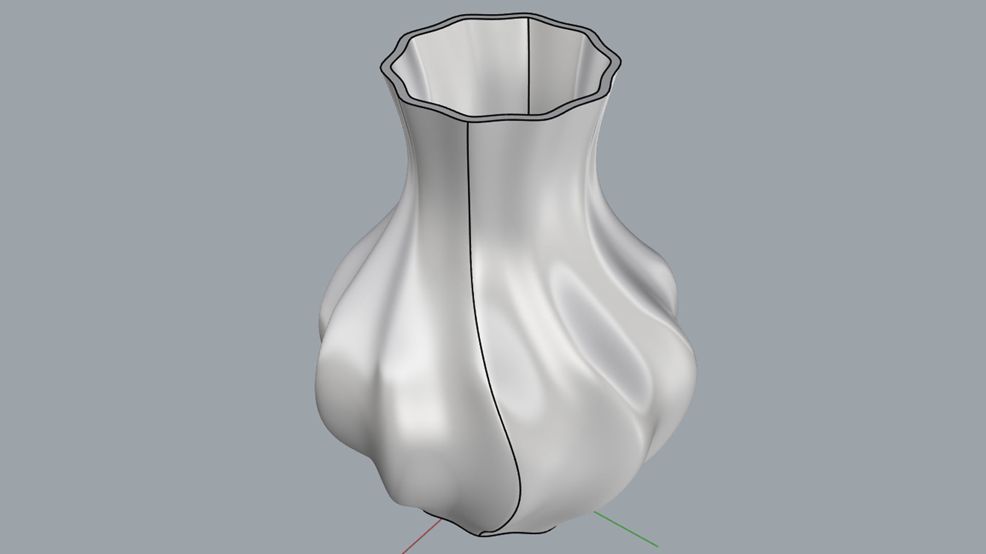 Vase 04 3D model_6