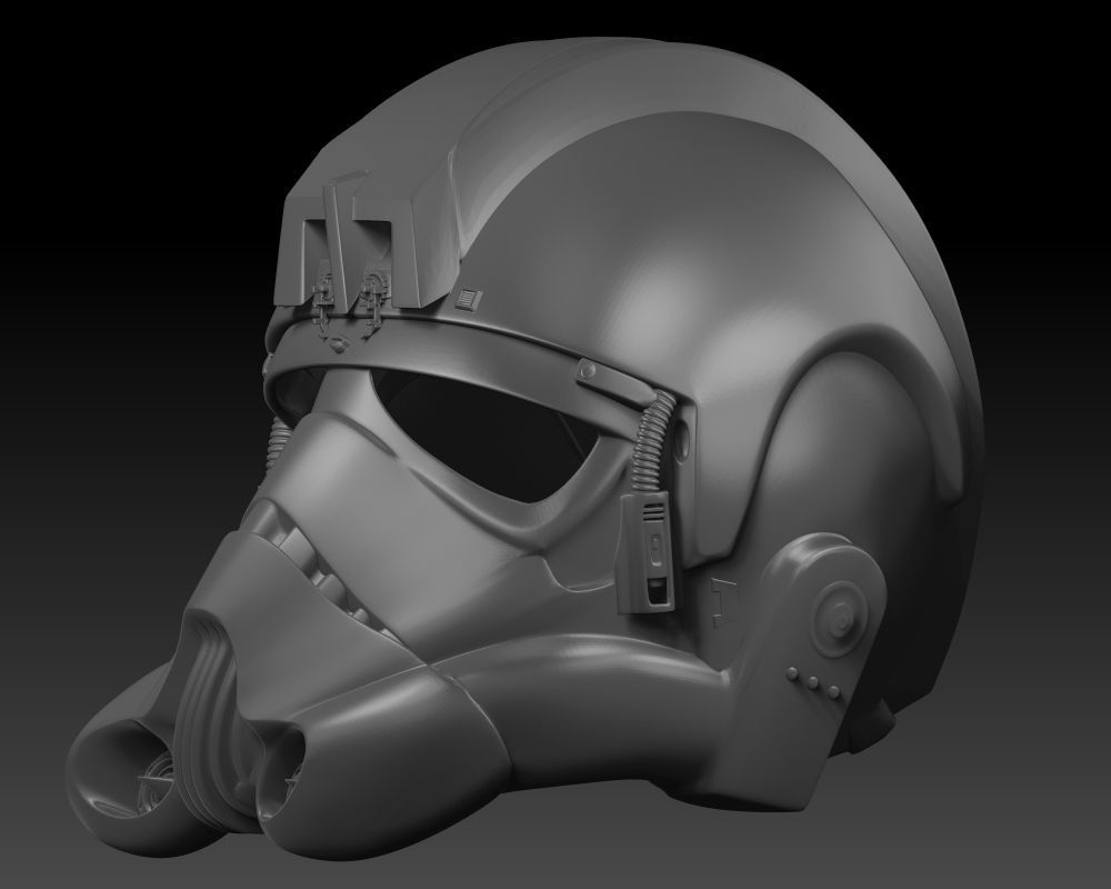 AT-AT Helmet 3D Print model 3D print model_1