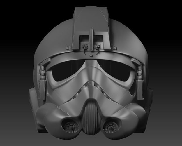 AT-AT Helmet 3D Print model 3D print model