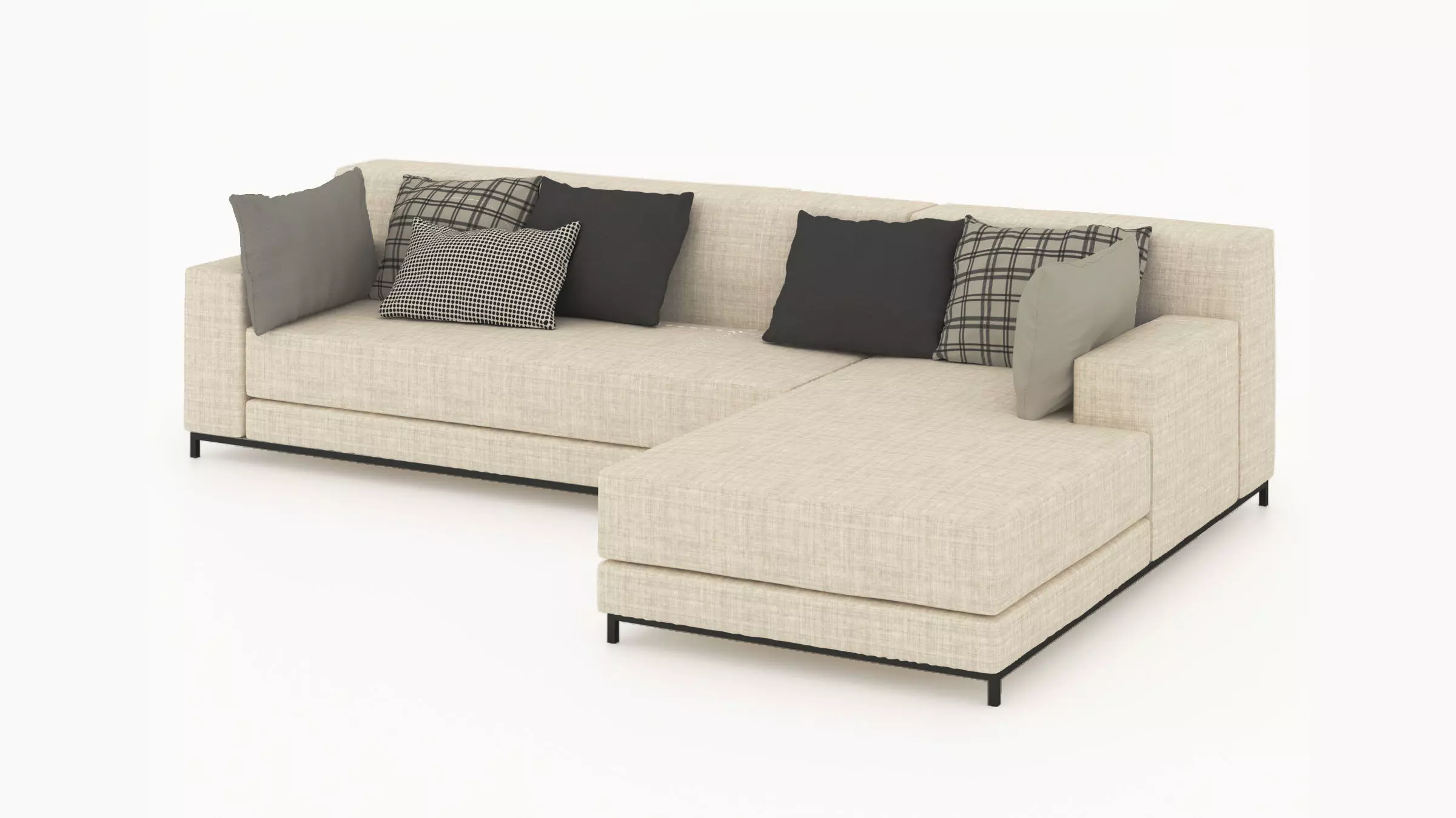 Sectional Sofa  corner sofa 2 3D model_0