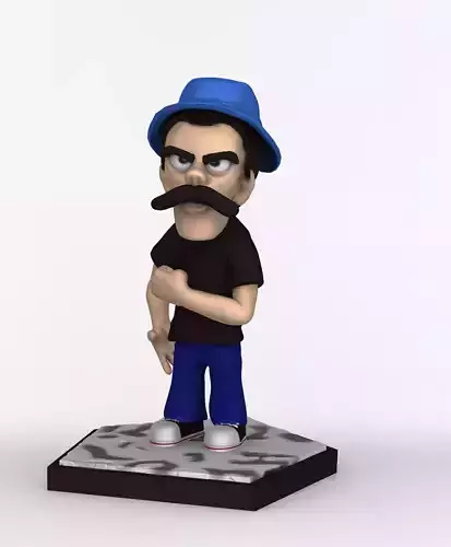 Don Ramon Madruga  3D print model