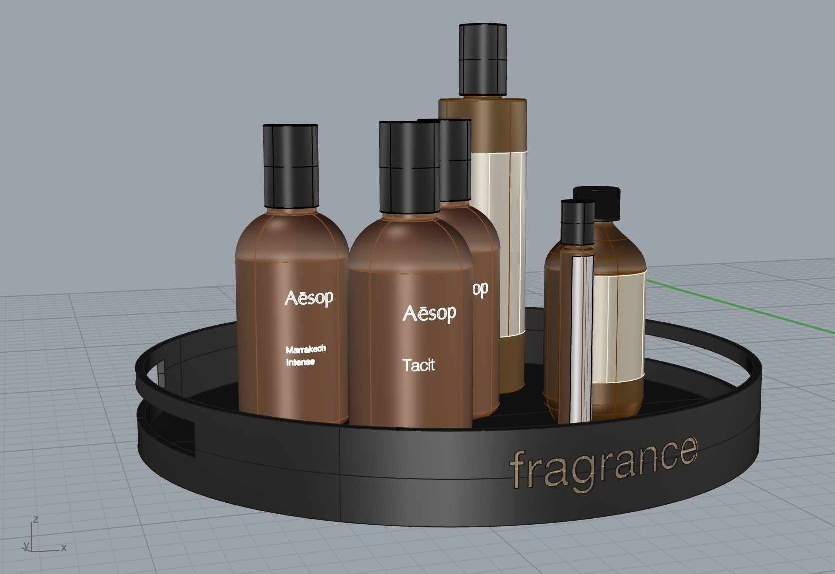 Aesop Bottles  3D model_7