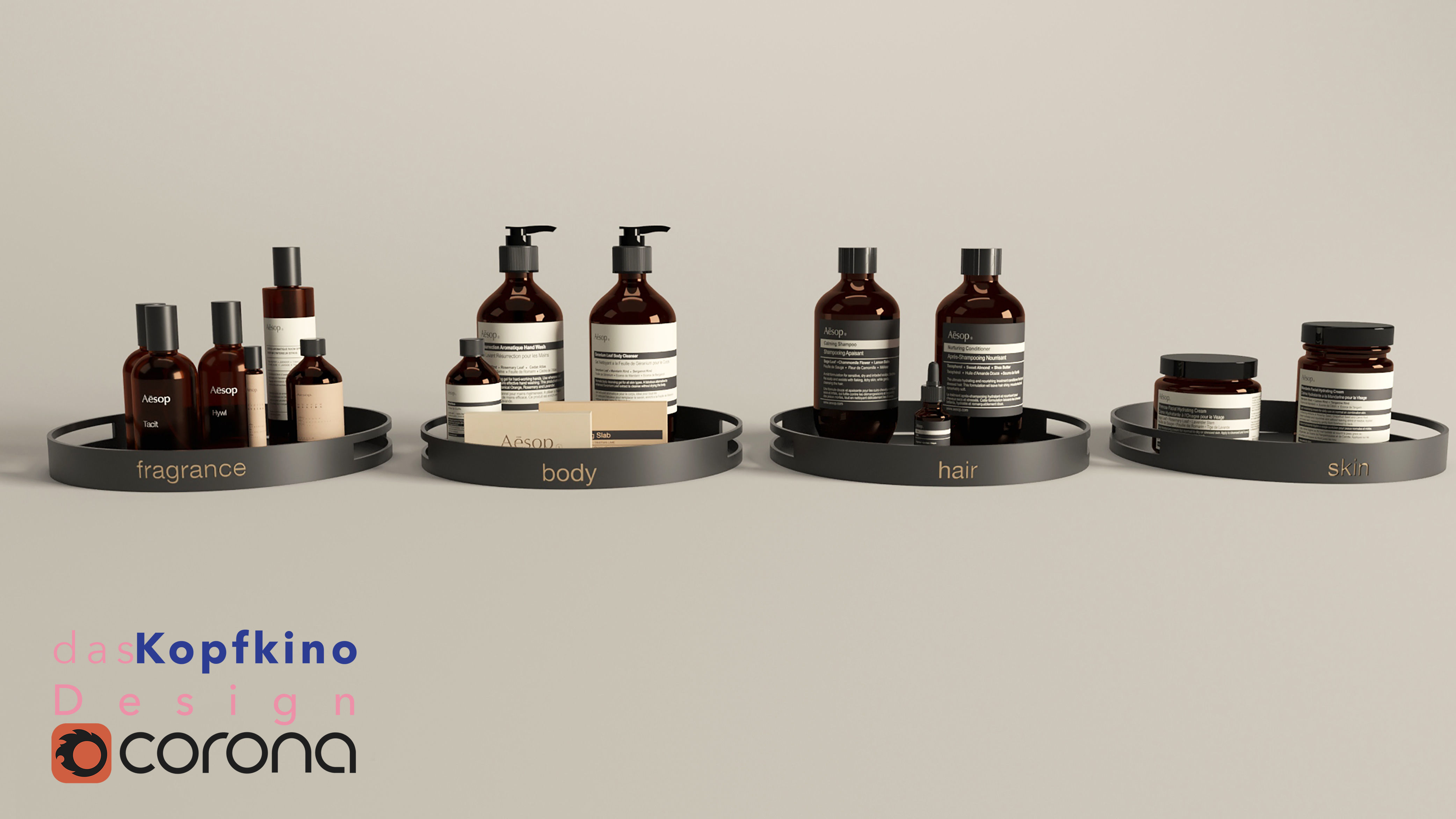 Aesop Bottles  3D model_1