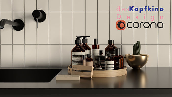 Aesop Bottles  3D model