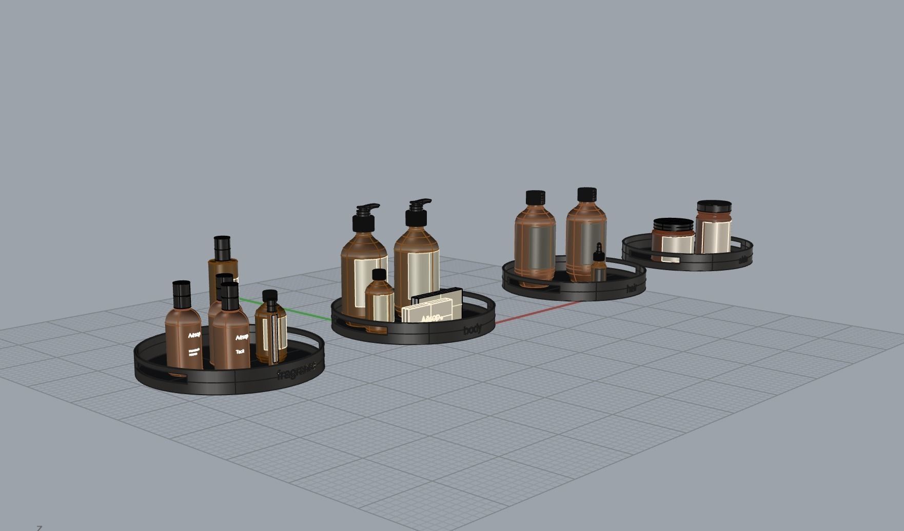 Aesop Bottles  3D model_6
