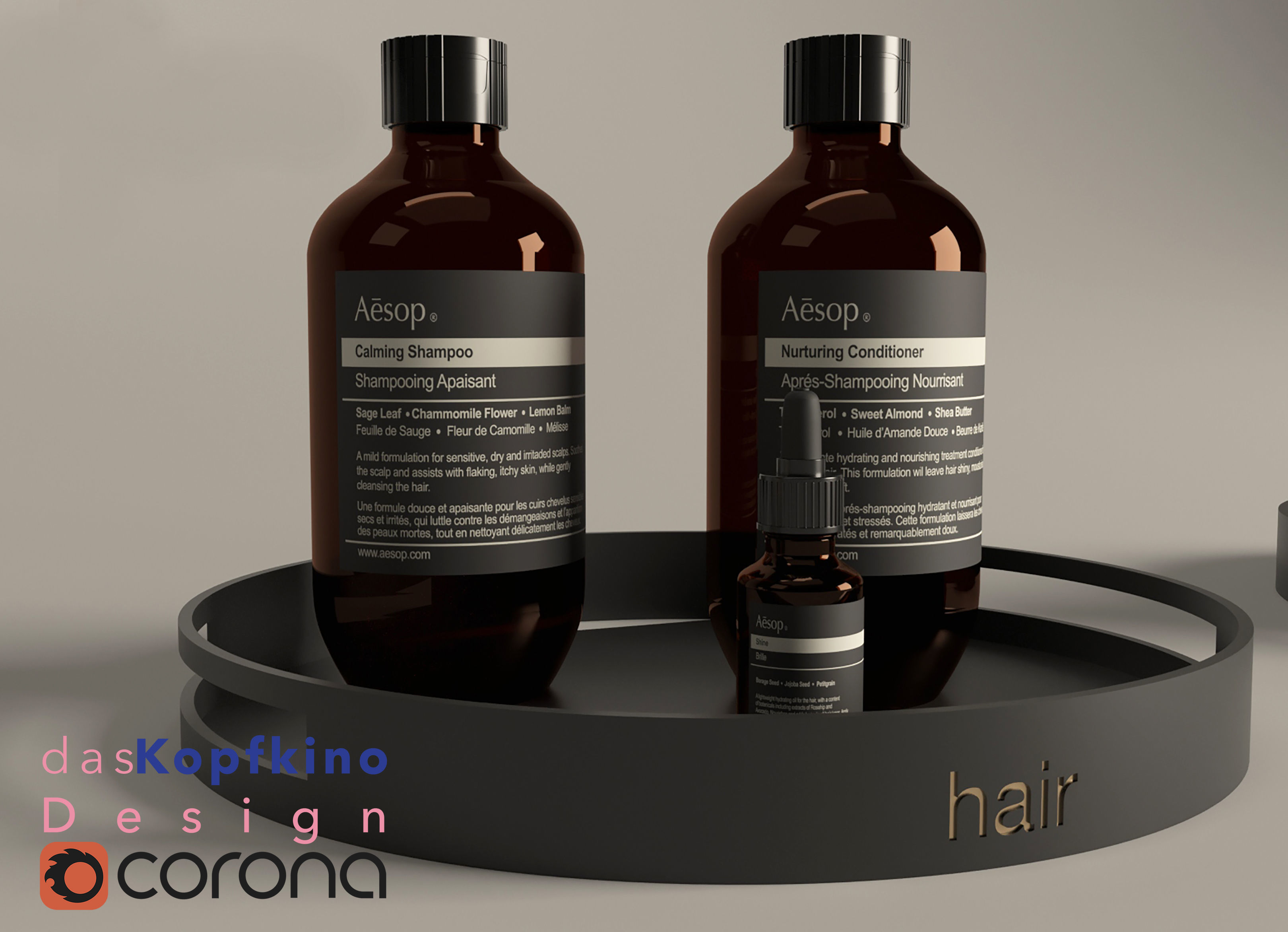 Aesop Bottles  3D model_4
