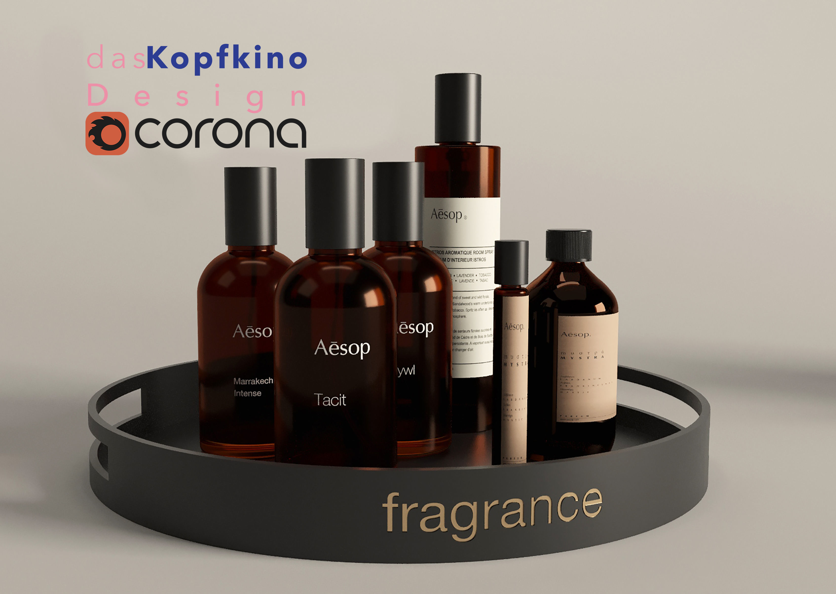 Aesop Bottles  3D model_2