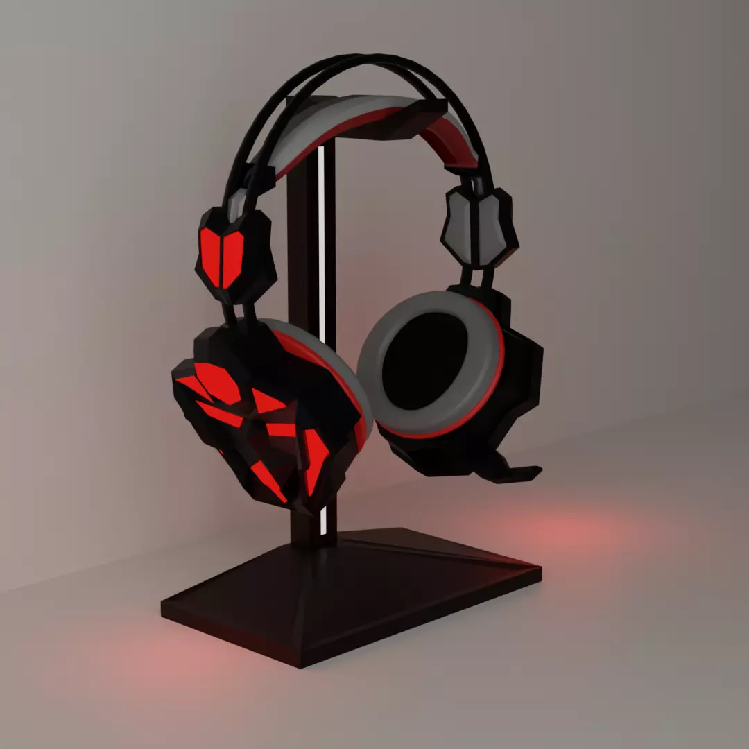gamer headphones audifonos gamer 3D model_0