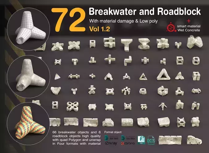 Breakwater and Roadblock 