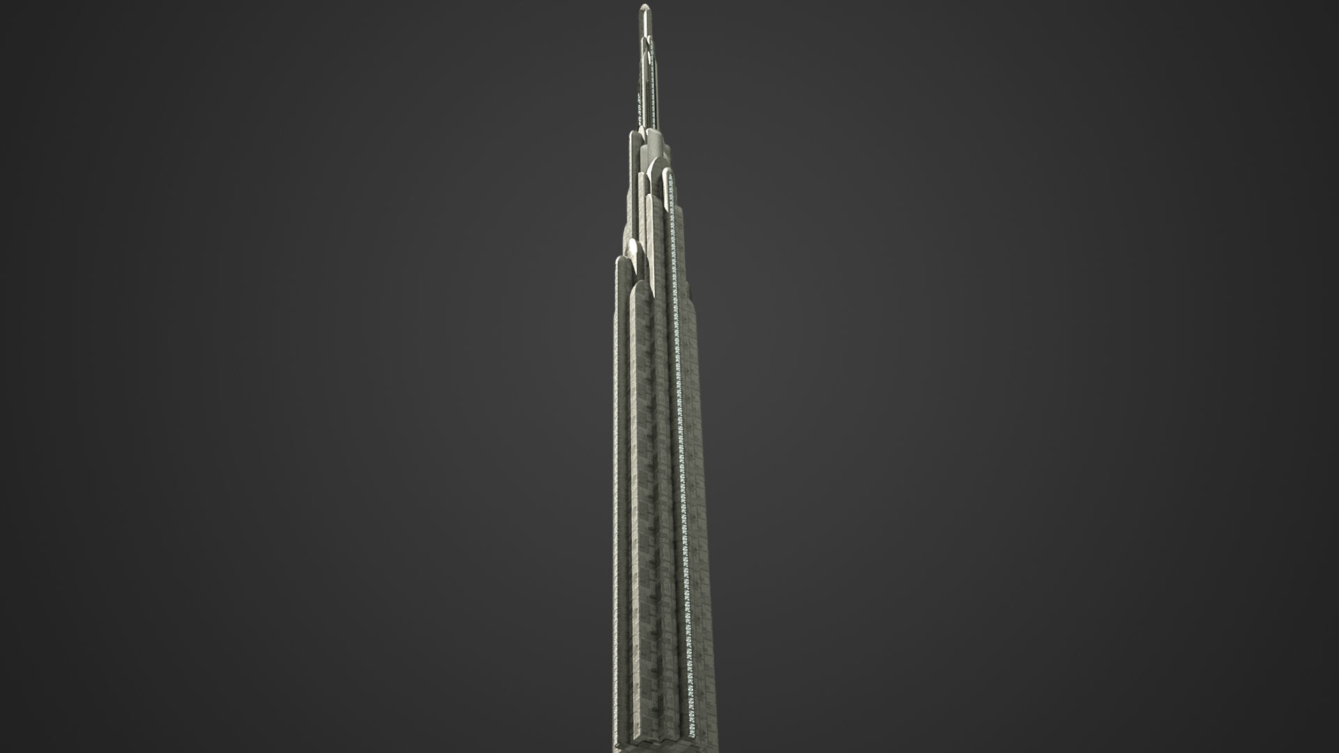 SciFi Building 4 Low-poly 3D model_3