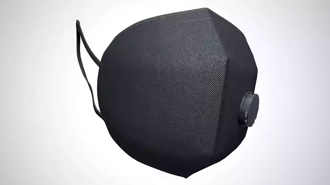 N 95 Mask  Low-poly 3D model
