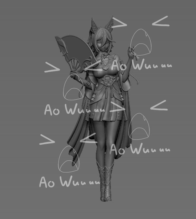 HongKai StarRail Tingyun 3D print model_2