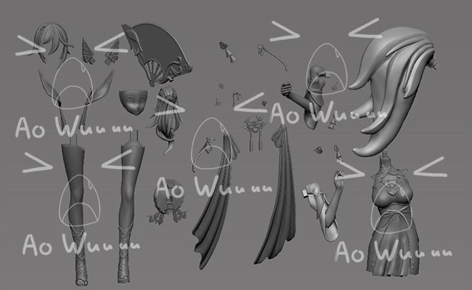 HongKai StarRail Tingyun 3D print model_5