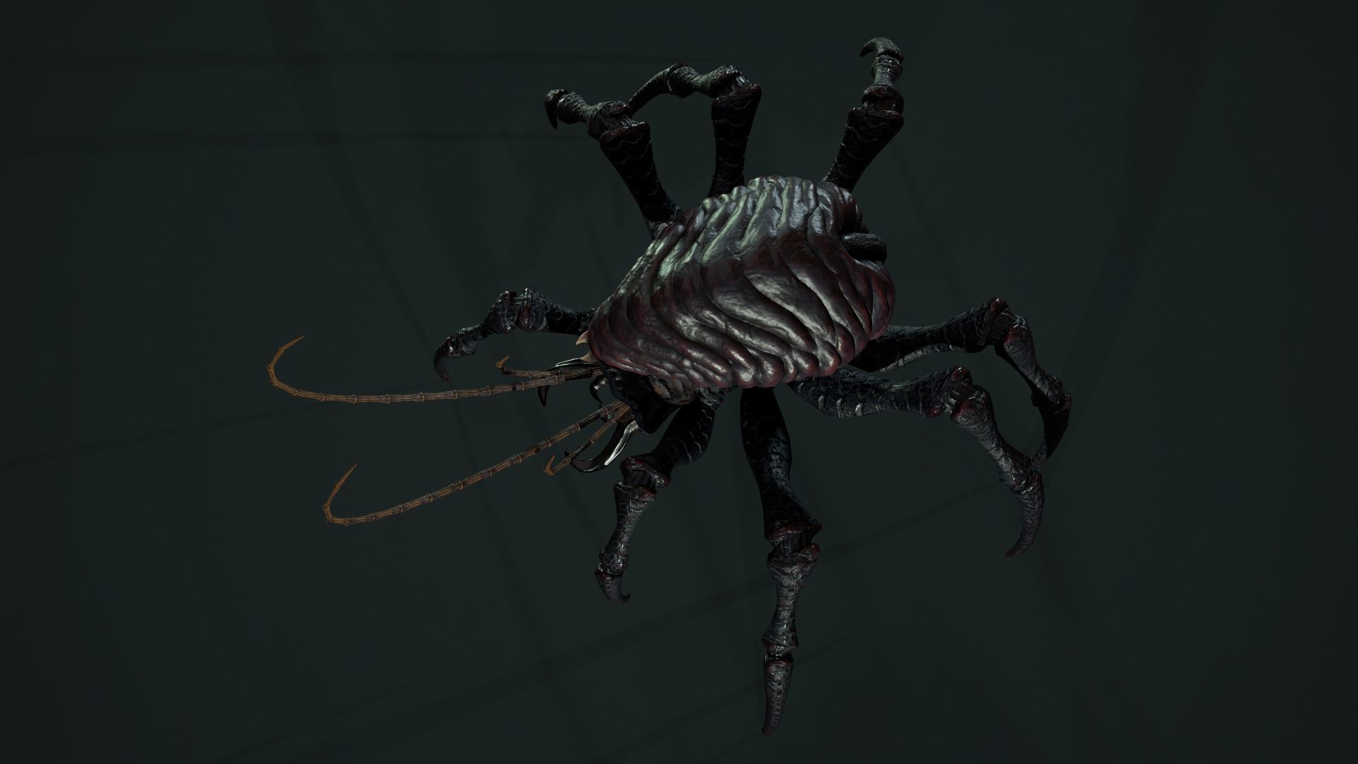 Bug 02 Low-poly 3D model_13