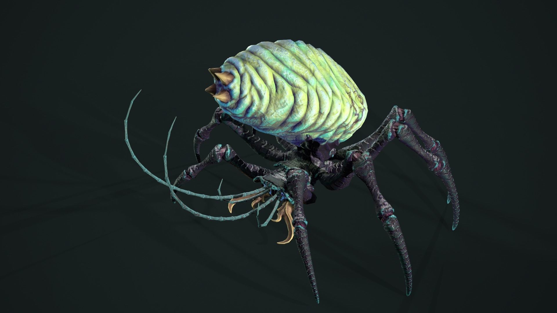 Bug 02 Low-poly 3D model_26