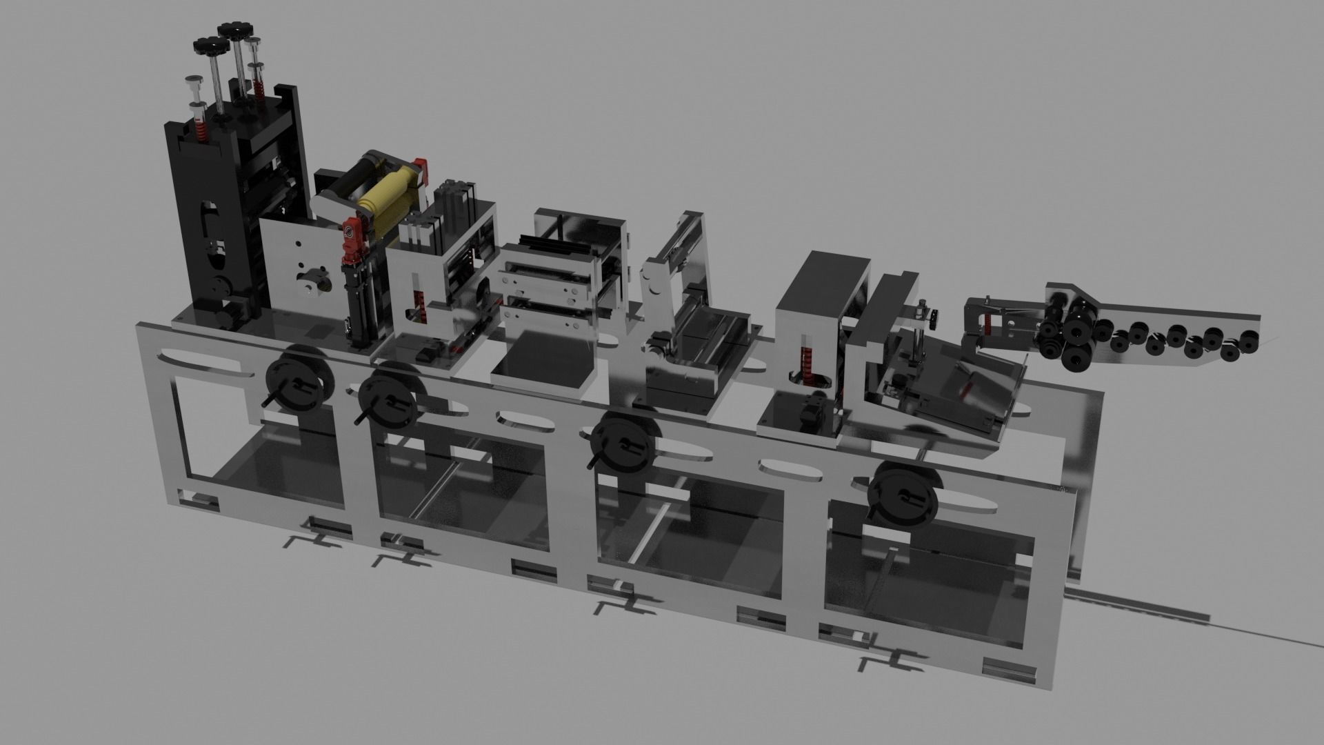 Maskmachine paper machine 3D model_1