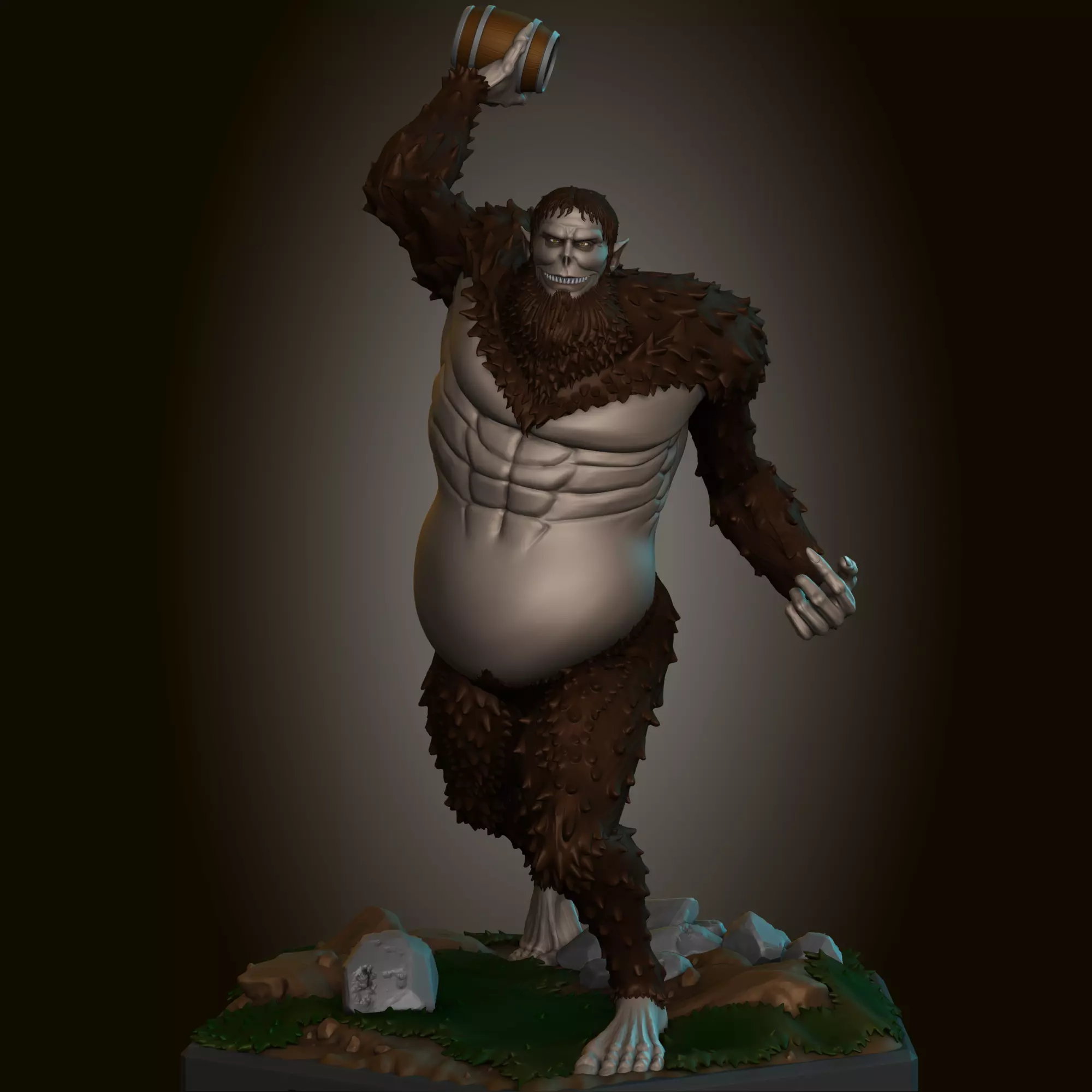 Zeke Beast Titan - Shingeki no Kyojin 3D print model_0