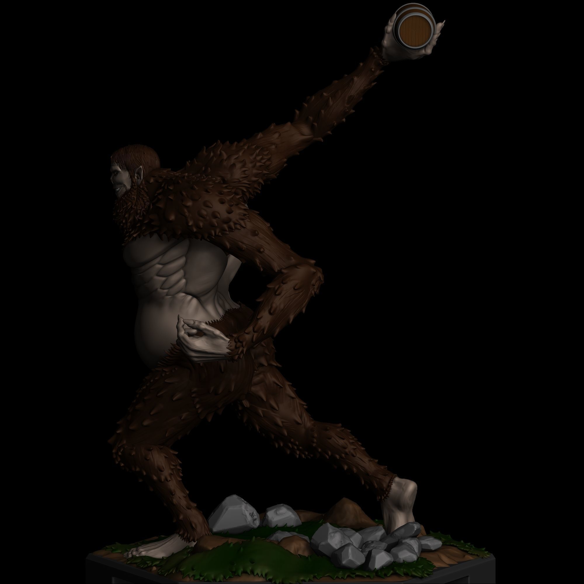 Zeke Beast Titan - Shingeki no Kyojin 3D print model_1