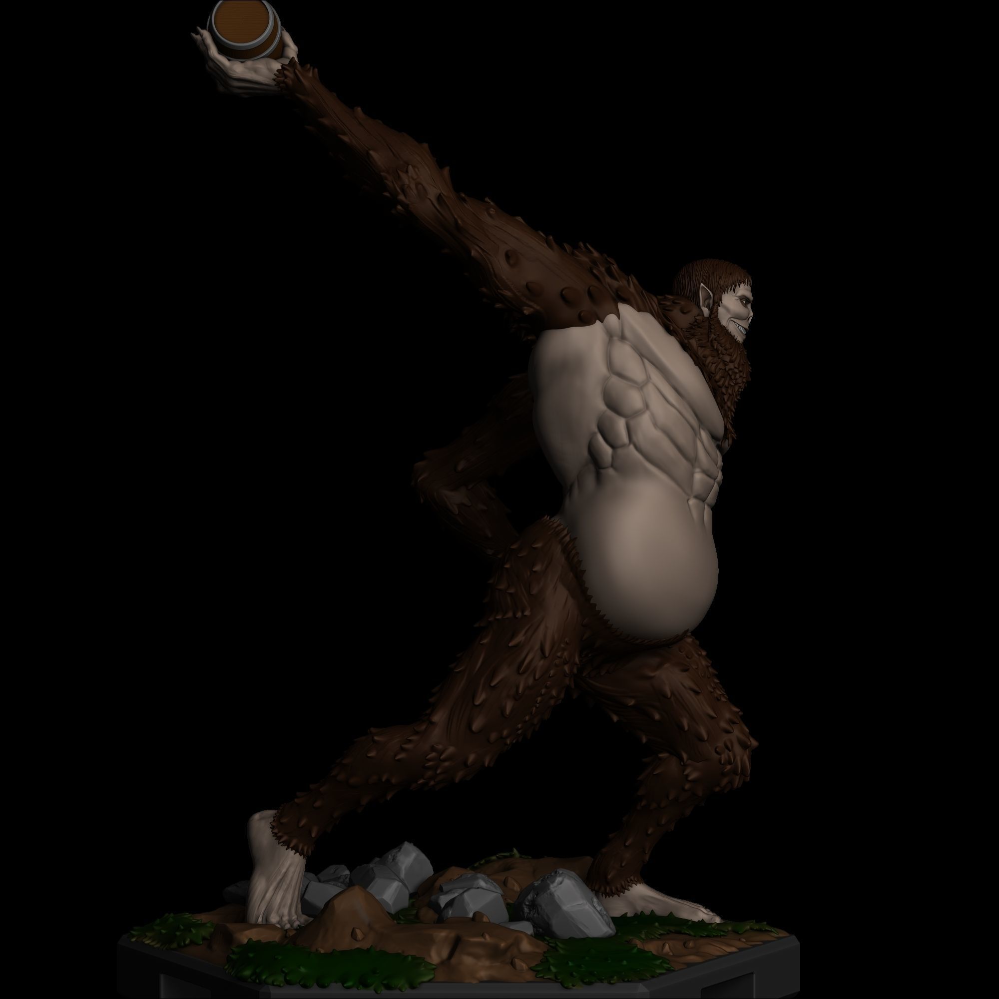 Zeke Beast Titan - Shingeki no Kyojin 3D print model_3