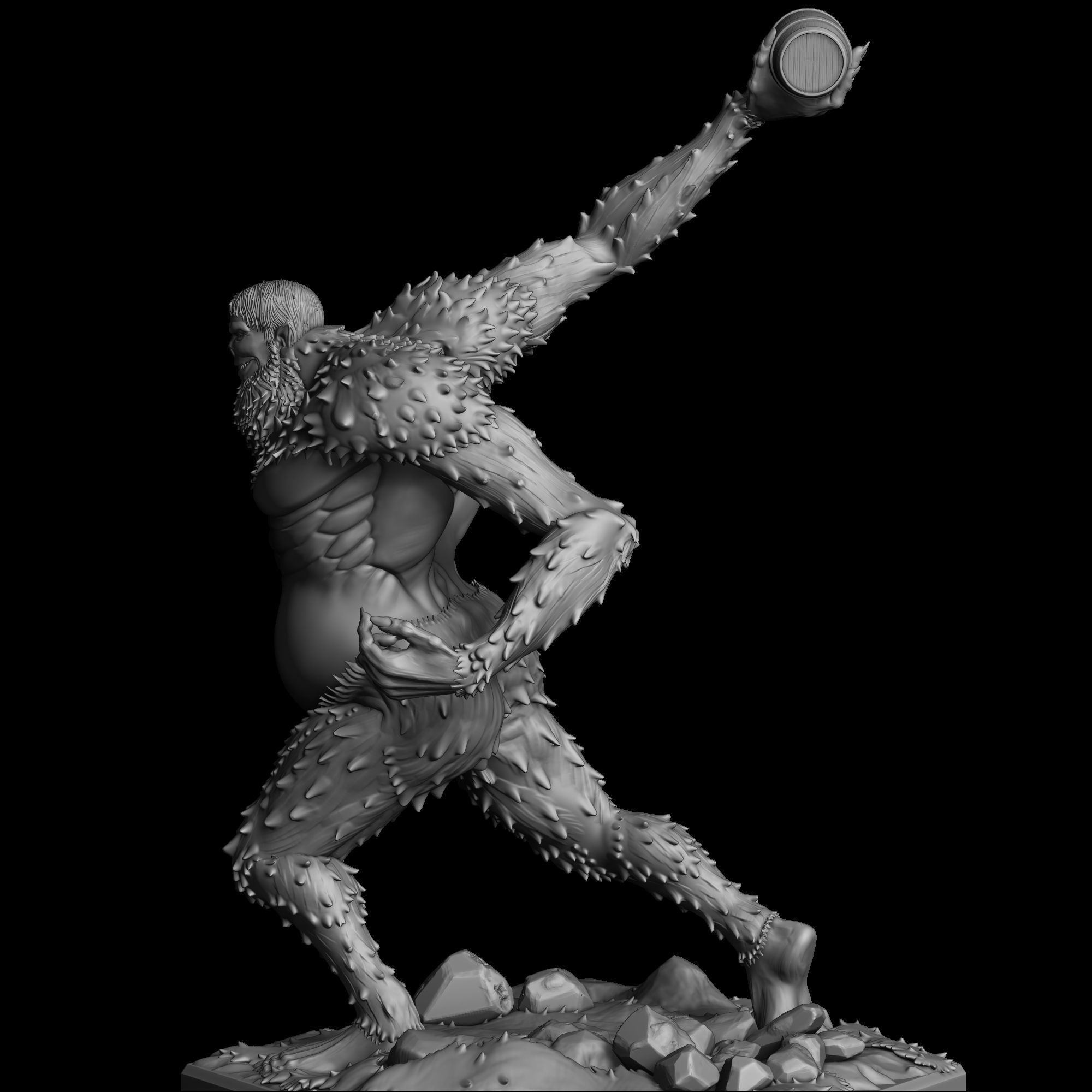 Zeke Beast Titan - Shingeki no Kyojin 3D print model_5