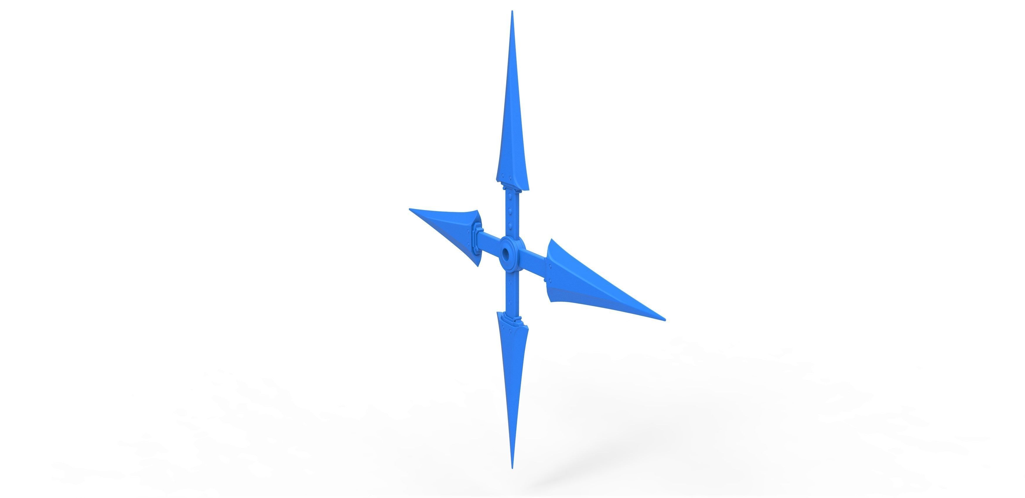 Juji Shuriken from the game Final Fantasy 7 Remake 3D print model_15