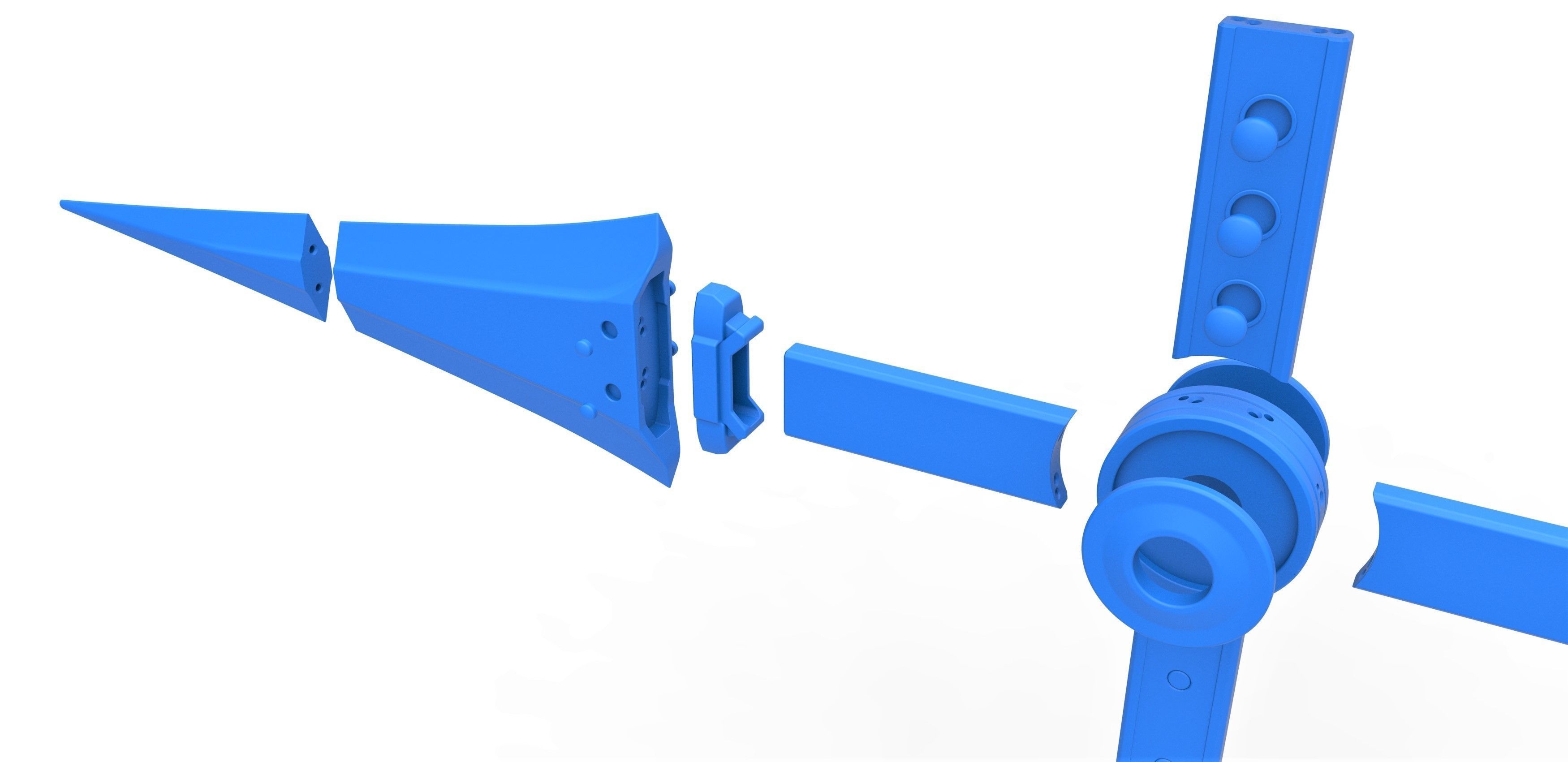 Juji Shuriken from the game Final Fantasy 7 Remake 3D print model_23