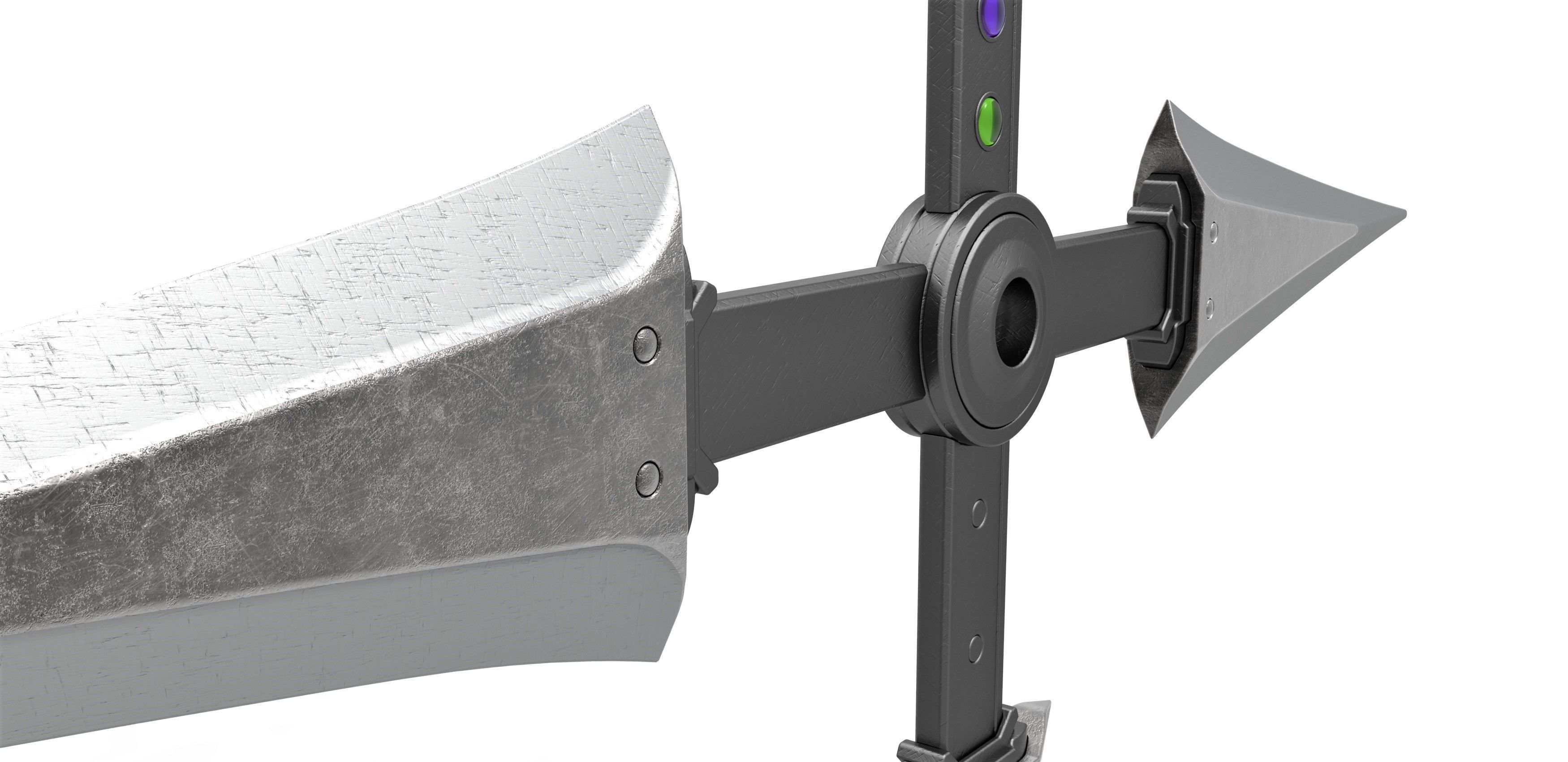 Juji Shuriken from the game Final Fantasy 7 Remake 3D print model_7