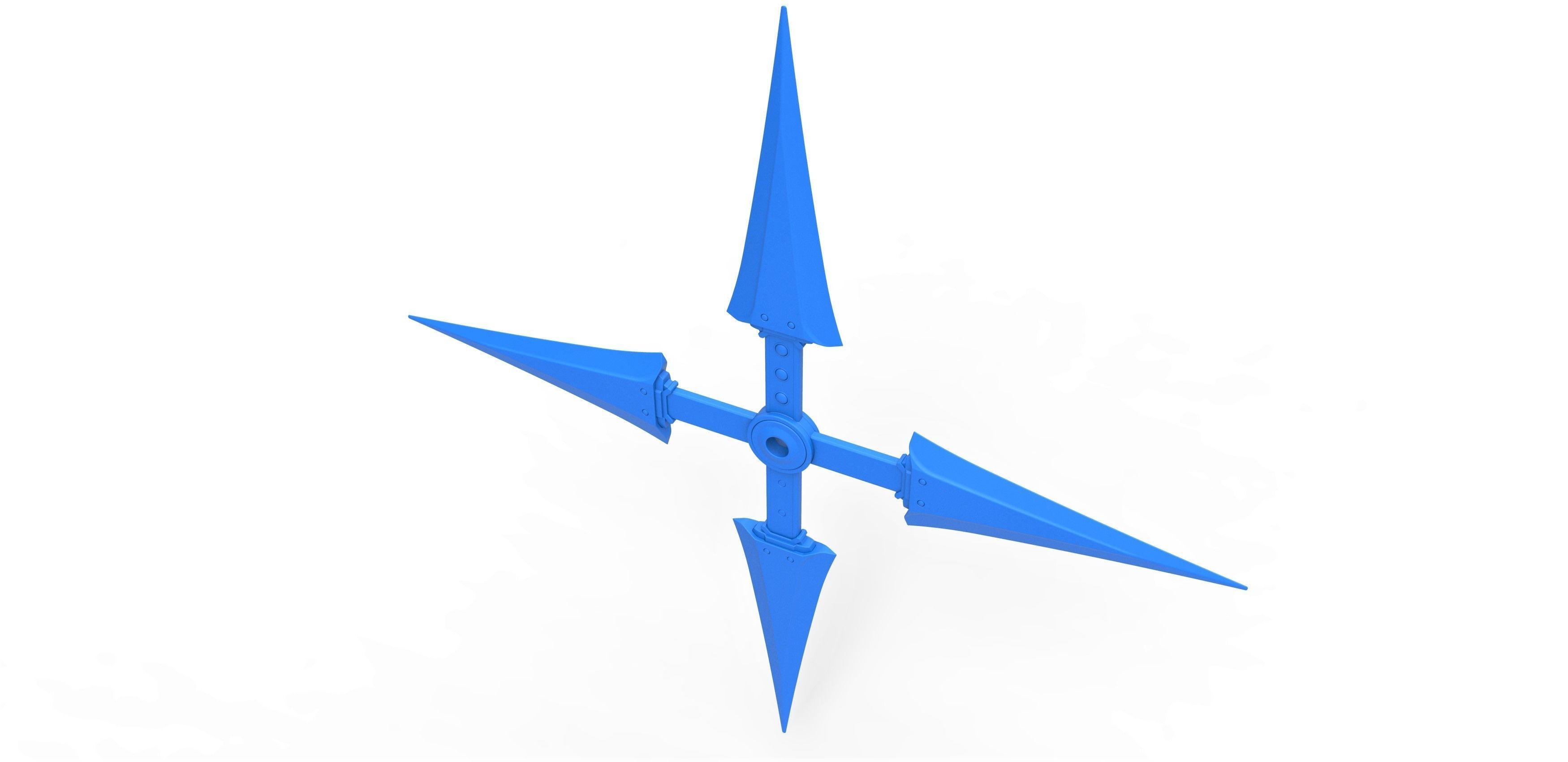 Juji Shuriken from the game Final Fantasy 7 Remake 3D print model_11