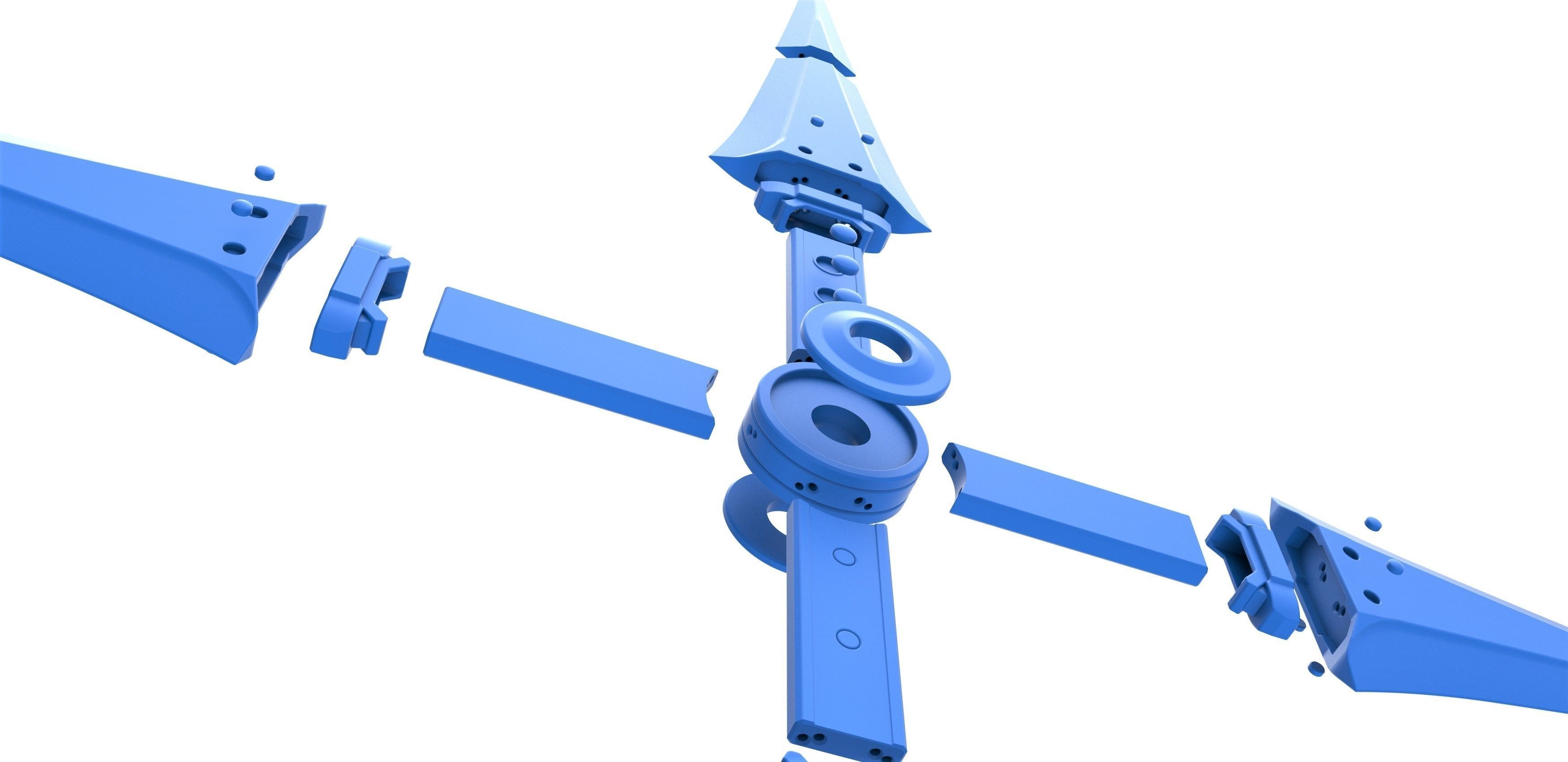 Juji Shuriken from the game Final Fantasy 7 Remake 3D print model_22