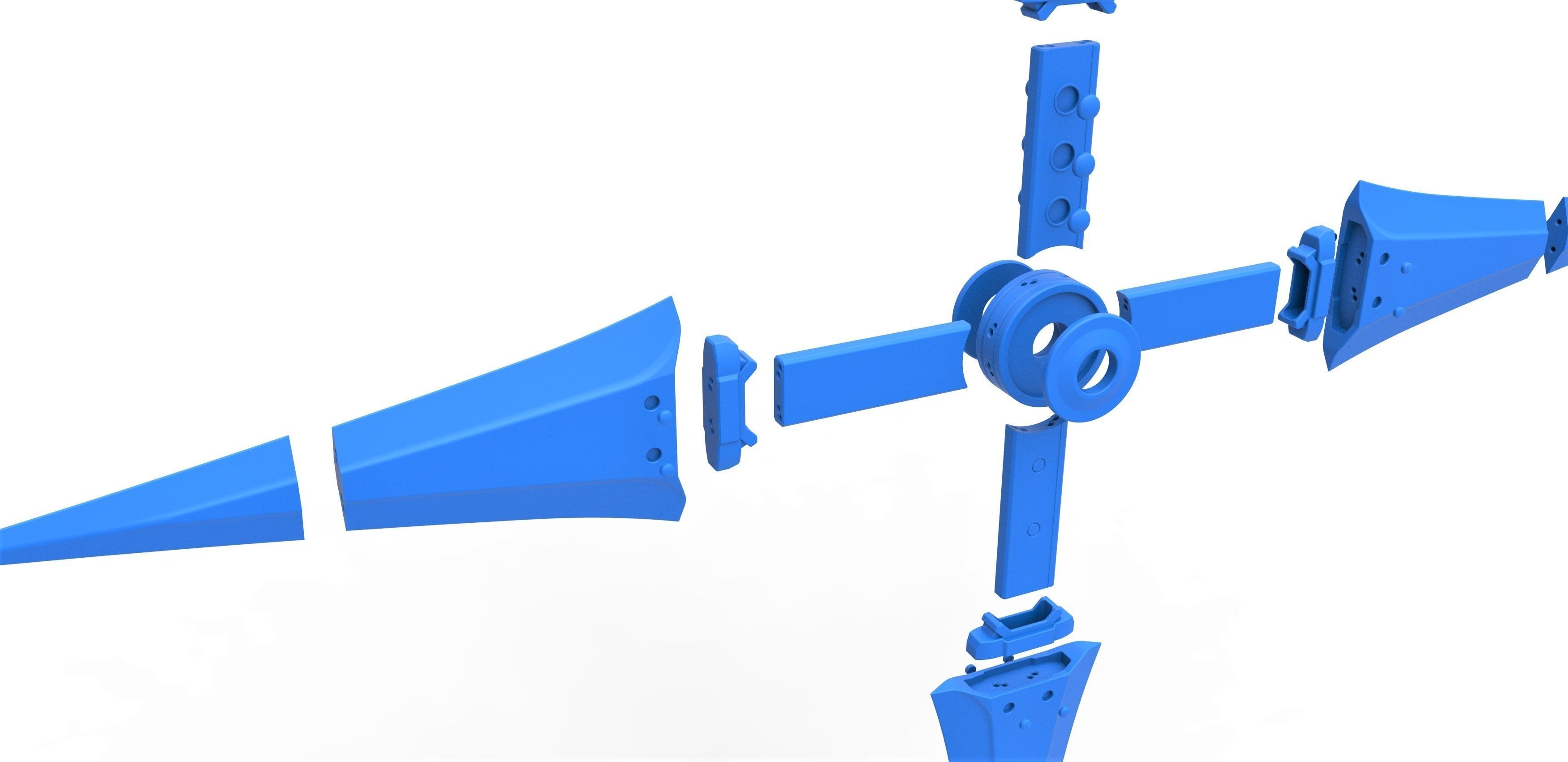 Juji Shuriken from the game Final Fantasy 7 Remake 3D print model_21