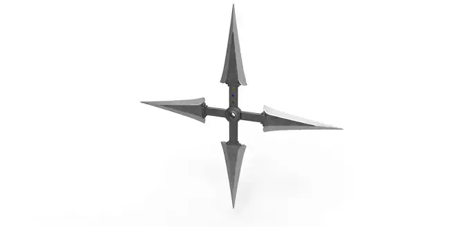 Juji Shuriken from the game Final Fantasy 7 Remake 3D print model