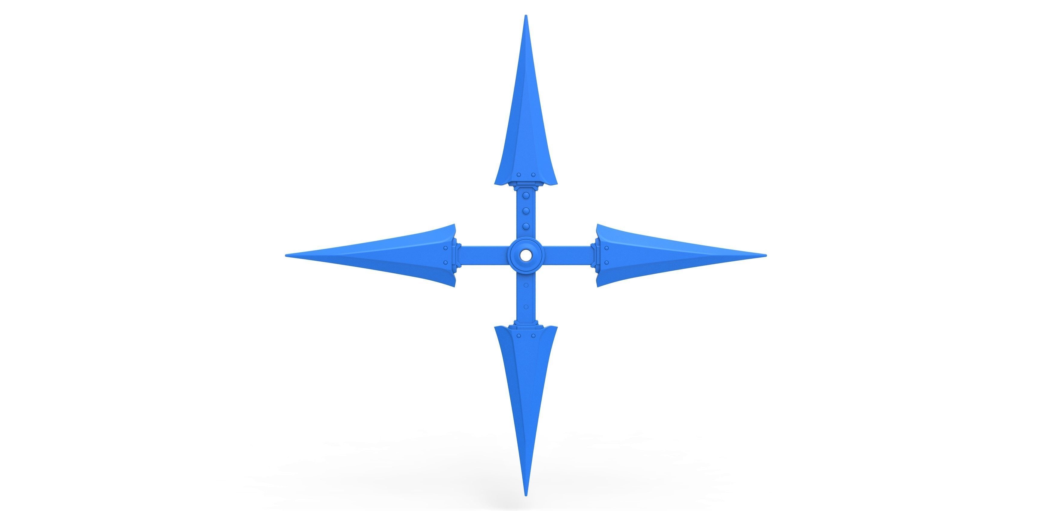 Juji Shuriken from the game Final Fantasy 7 Remake 3D print model_13