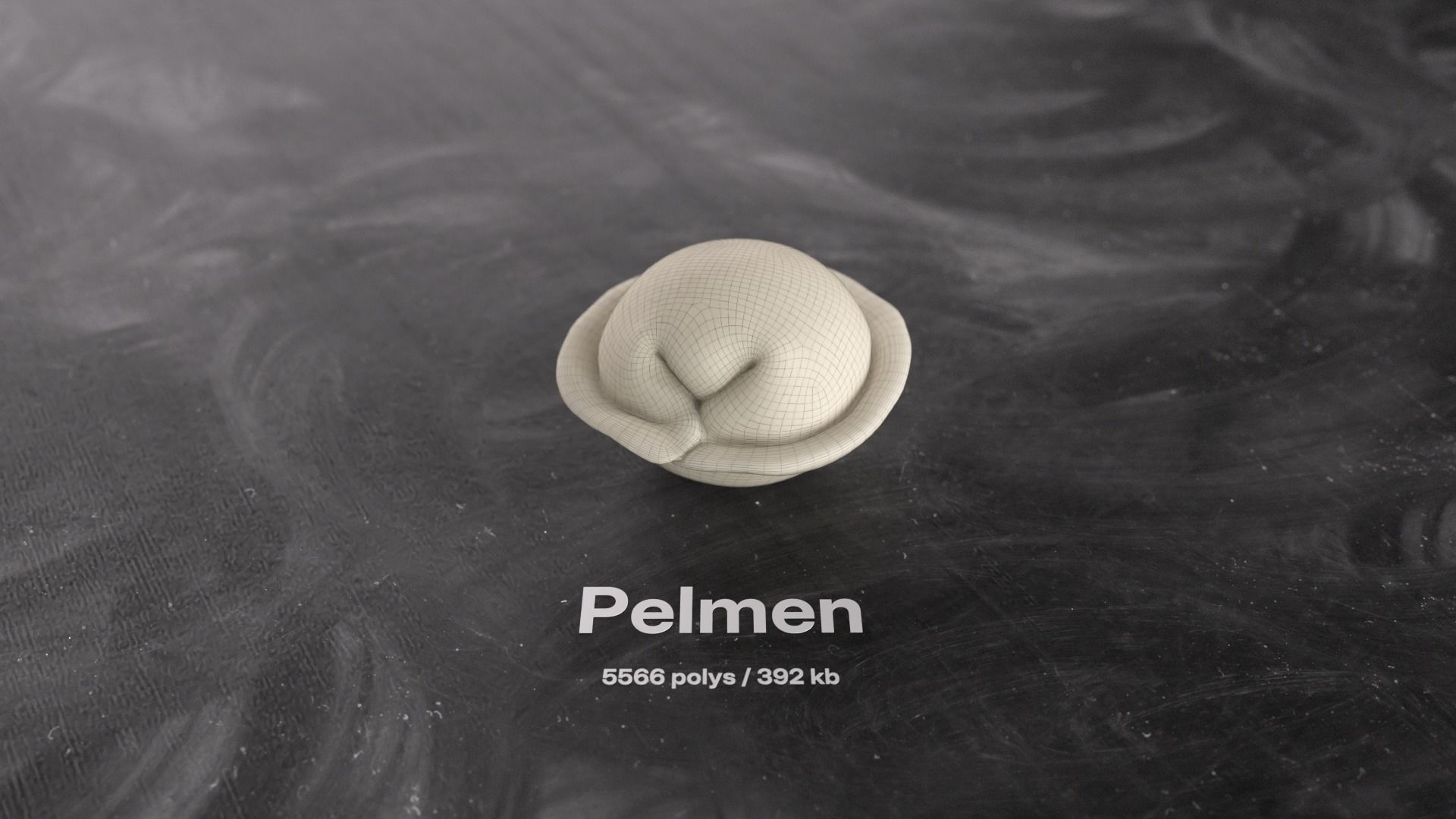 Dumpling and Dough Products 3D model_3