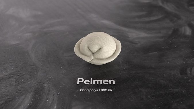 Dumpling and Dough Products 3D model 4