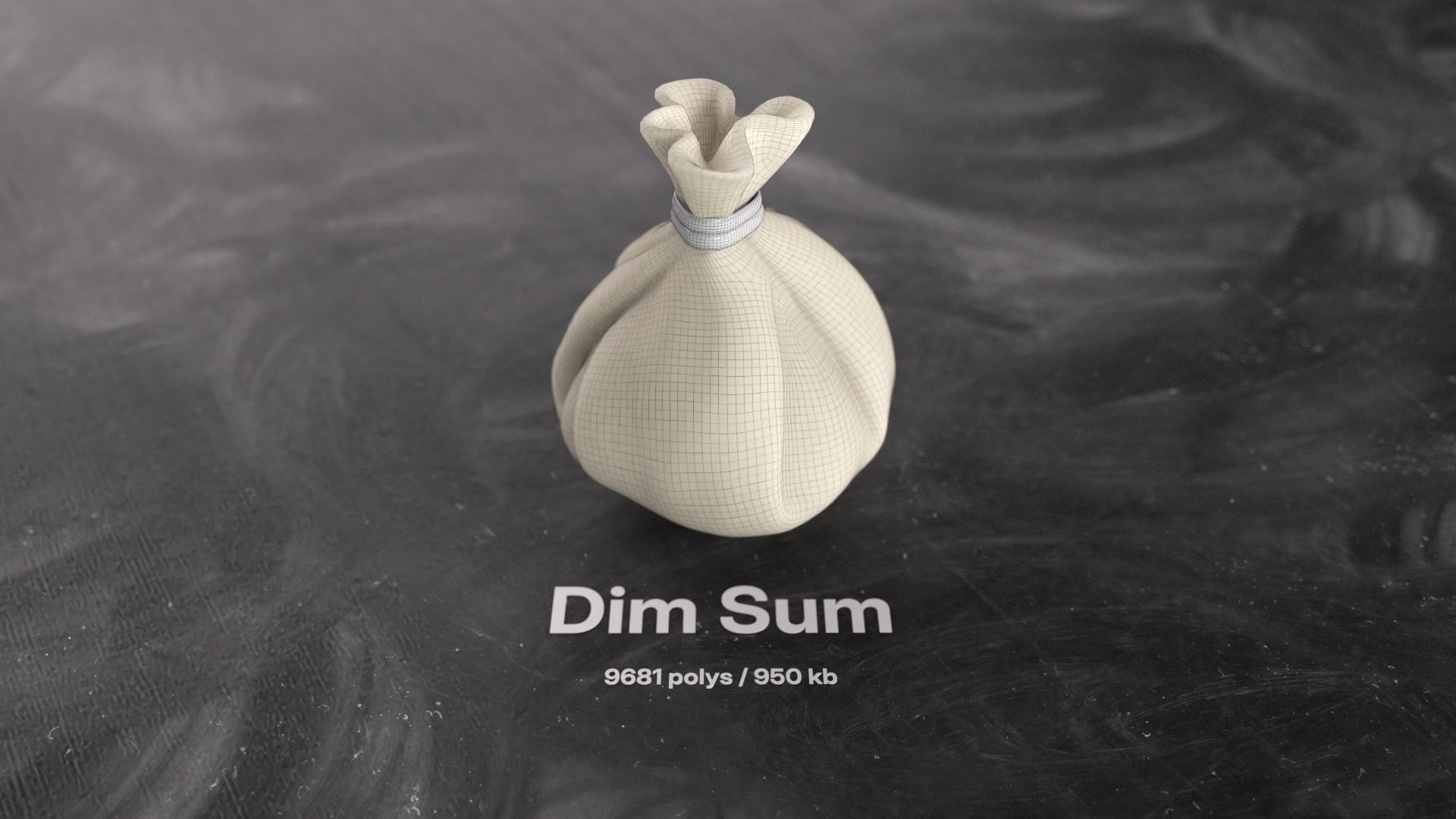 Dumpling and Dough Products 3D model_6