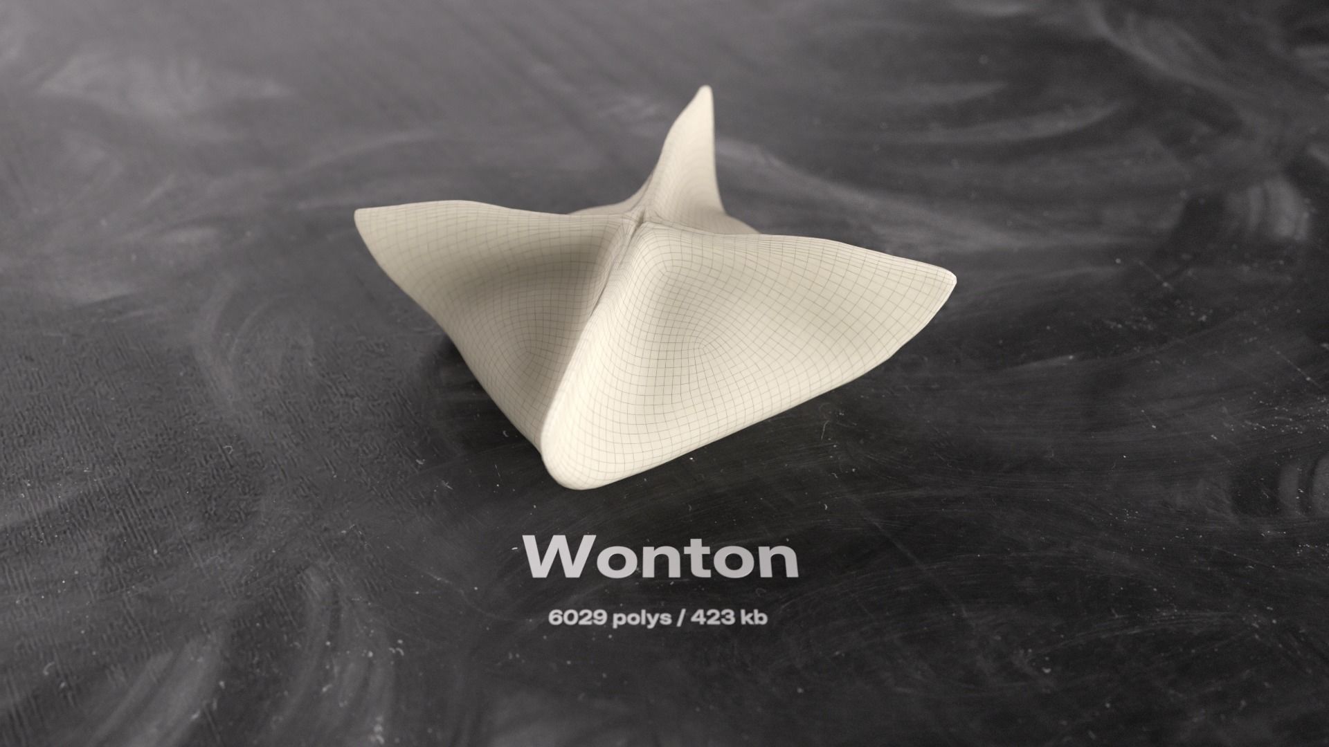 Dumpling and Dough Products 3D model_7