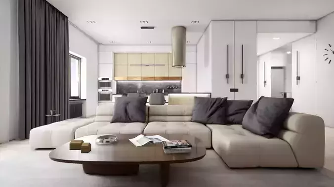 HQ ArchViz Interior Vol 1 Low-poly 3D model