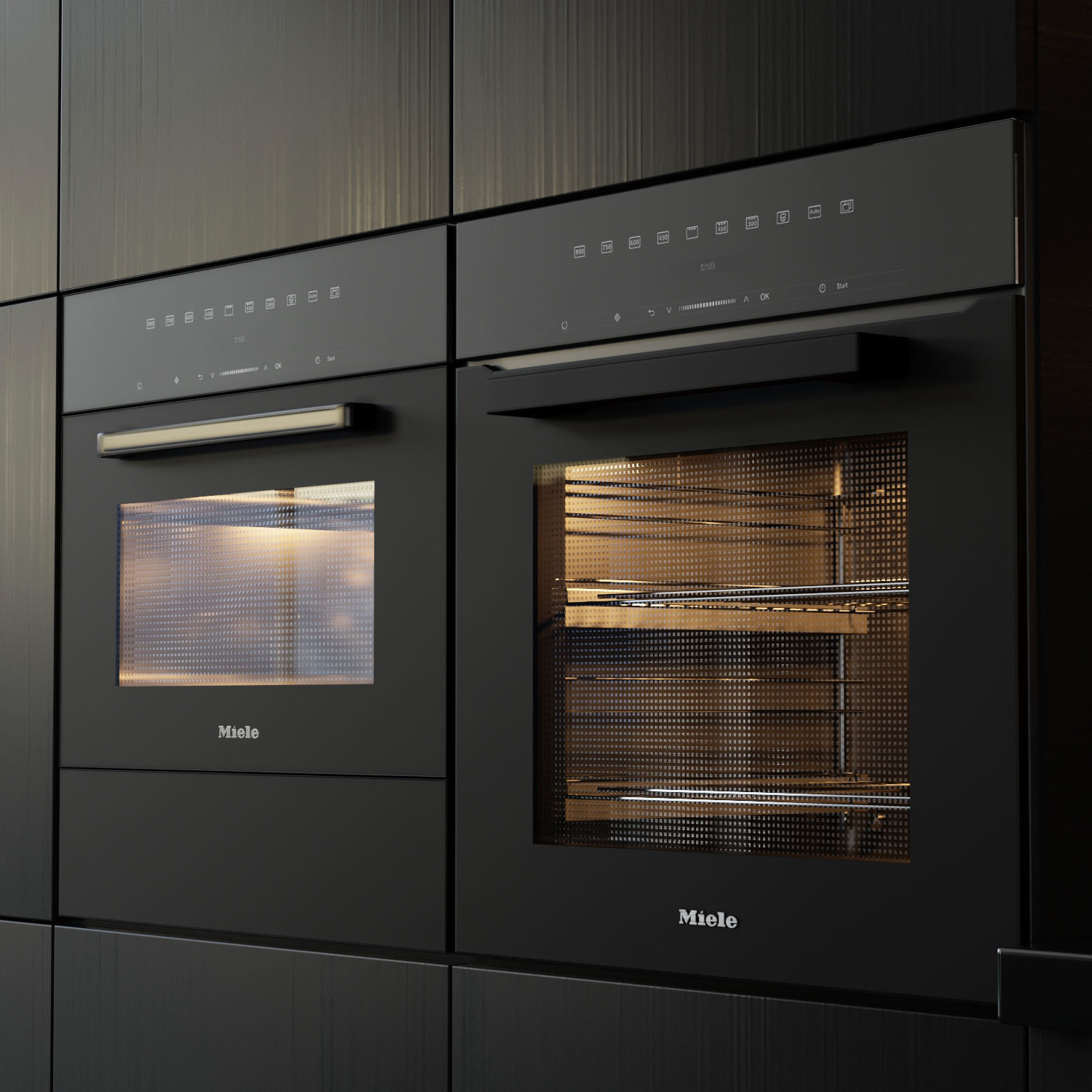 modern kitchen with island 003 Low-poly 3D model_2