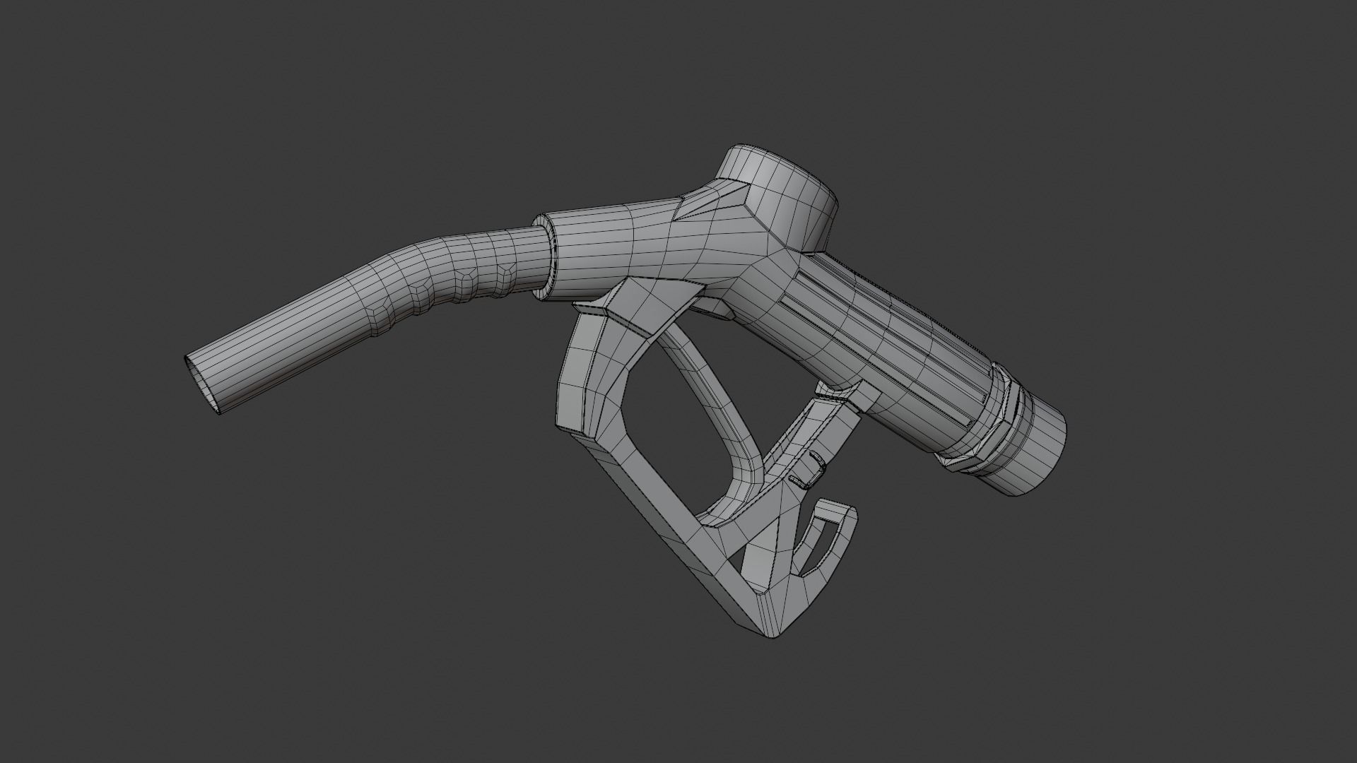 Fuel Nozzle Low-poly 3D model_13