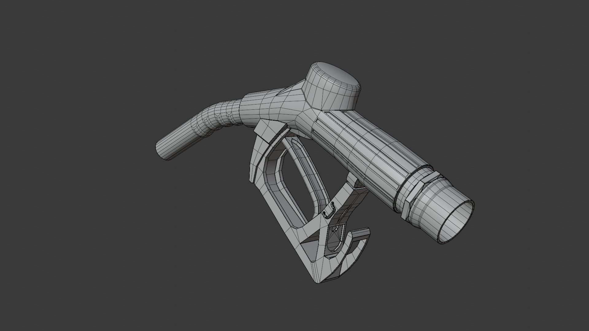 Fuel Nozzle Low-poly 3D model_14