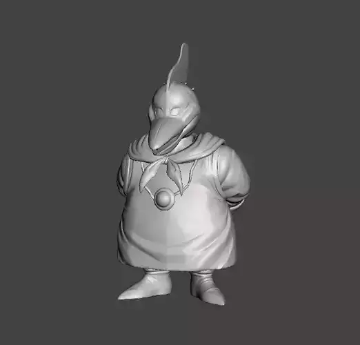 Piano 3D Model character in costume 3D print model