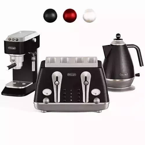 Delongi kitchen appliance set 3D model