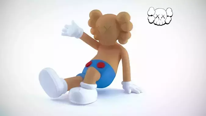 Kaws Break Dance 3D print model