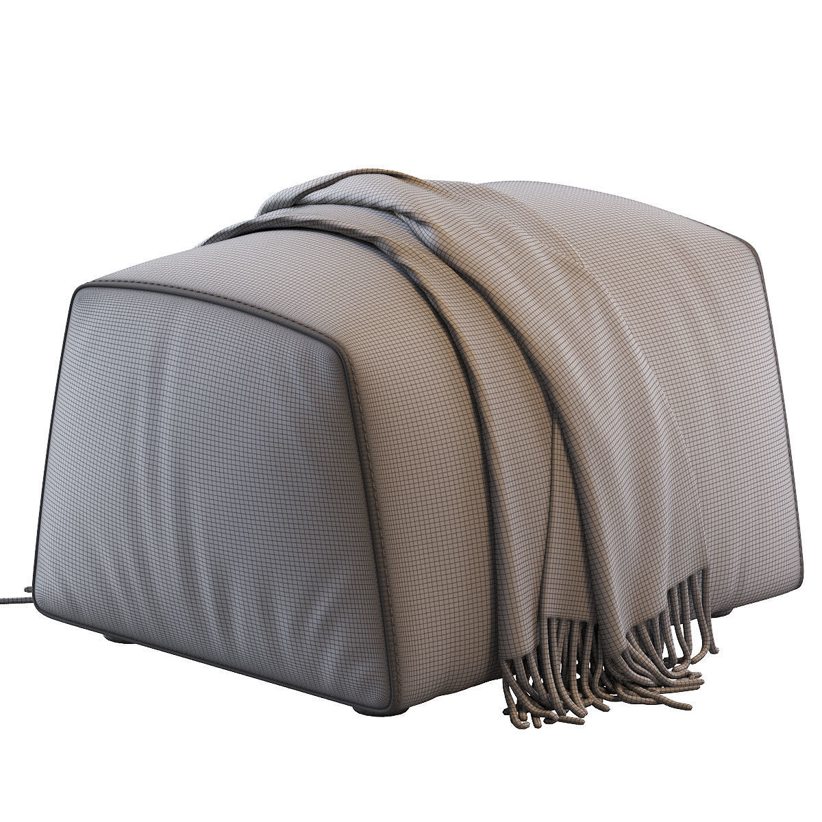 Alma  Pouf 3D model_3